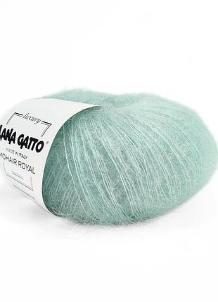 Пряжа mohair royal/мохер роял, тала вода 30793, lana gatto