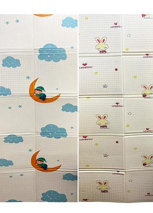 Детский термоковрик двусторонний складной , 175 х 70 х 0,8 см