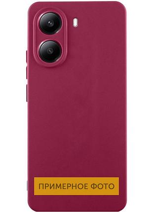 Чехол silicone cover lakshmi full camera (aa) для motorola edge 50 neo бордовый / marsala