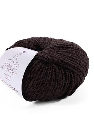 Пряжа holiday/холидей, каштановый 4, laines du nord