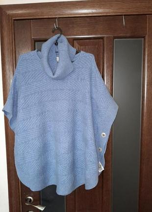 Пончо кейп white stuff вовна