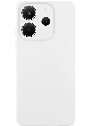 Чехол silicone cover lakshmi full camera (aa) для xiaomi redmi note 14 4g (europe version) белый / white