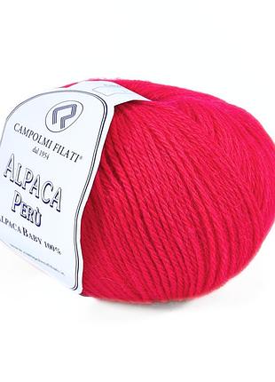 Пряжа alpaca peru/альпака перу, рожевий корал 712, campolmi