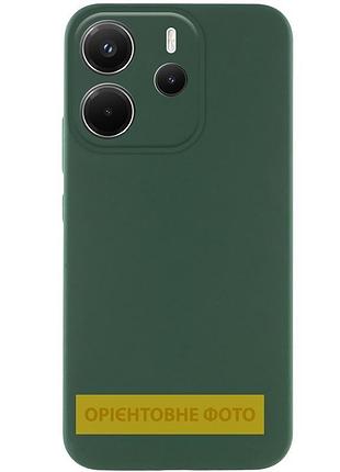 Чохол silicone cover ummi lakshmi full camera (aa) для xiaomi redmi note 14 pro 4g/5g зелений / dark green