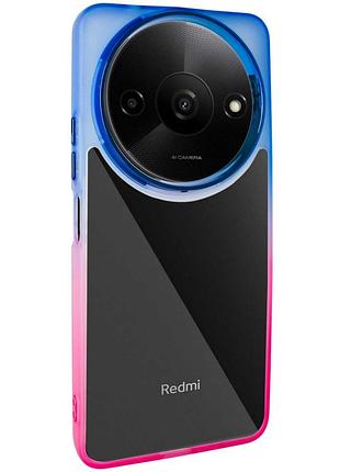 Чехол tpu+pc fresh sip series для xiaomi redmi a3 розовый / синий