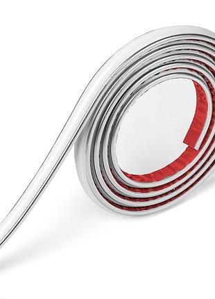 Молдинг 3000х20х8,5 мм білий зі сріблом sw-00002674