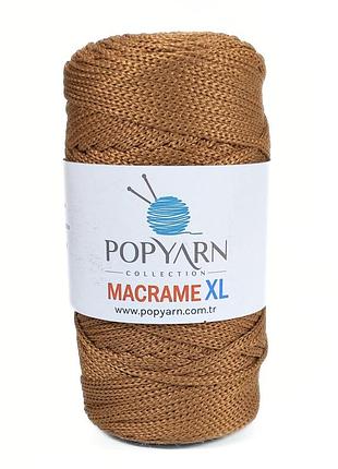 Пряжа macrame xl/макраме хл, светло-коричневый b-320, popyarn