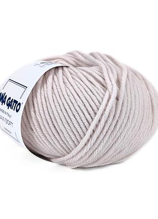 Пряжа maxi soft/макси софт, ракушка 13701, lana gatto
