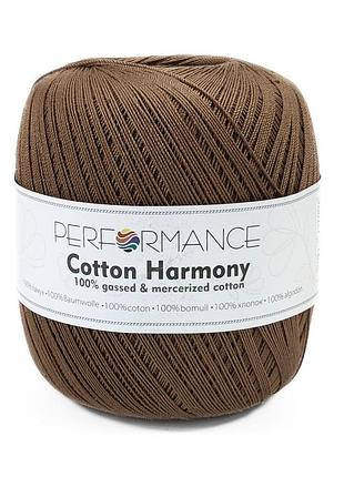 Пряжа cotton harmony/коттон гармони, карамель 0218, performance