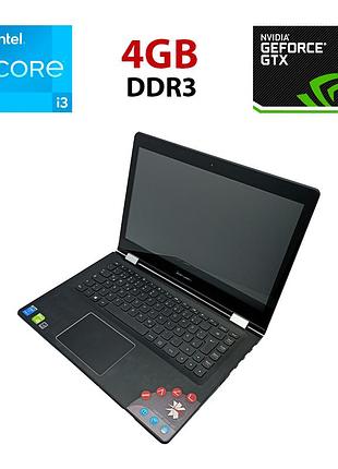 Ноутбук lenovo yoga 500 / 14" (1366x768) tn touch / intel core i3-5005u (2 (4) ядра по 2.0 ghz) / 4 gb ddr3 / 240 gb ssd / nvidia