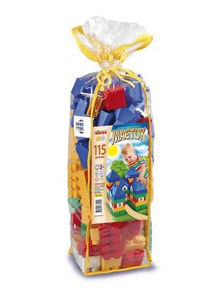 Детский конструктор усадьба , 115 больших деталей