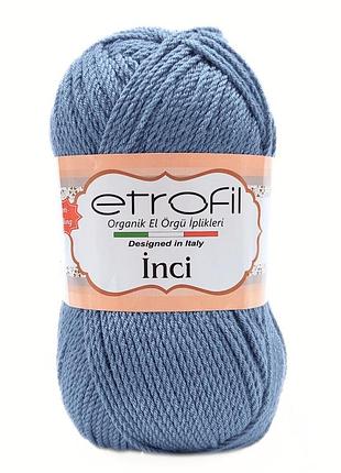 Пряжа inci/инчи,серо-голубой 75059, etrofil