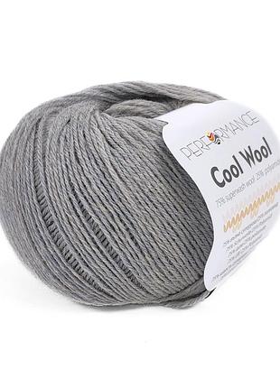 Пряжа cool wool/кул вул, светло-серый 234, performance