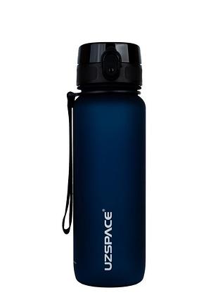 Бутылка для воды uzspace 800 мл, темно-синяя