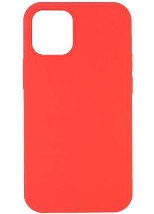 Чохол silicone case full protective (aa) no logo для apple iphone 12 pro / 12 (6.1") кавуновий / watermelon red