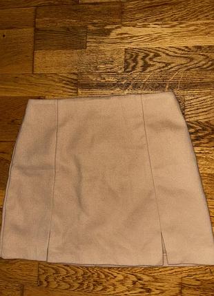 Юбка теплая с разрезами 4