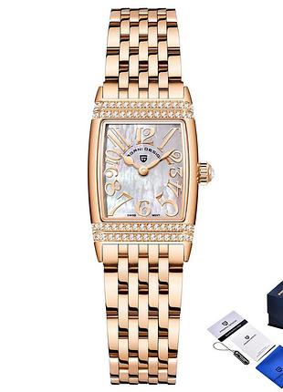 Наручные часы pagani design pd-1737 rose gold-white