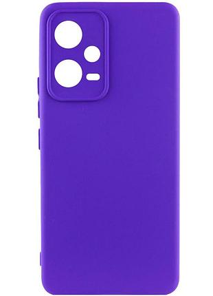 Чохол silicone cover lakshmi full camera (a) для xiaomi poco x5 5g / redmi note 12 5g синій / iris