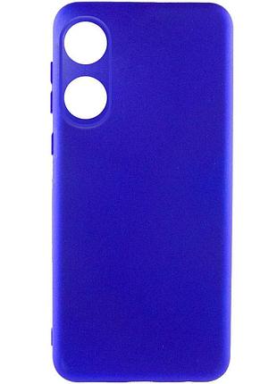 Чехол silicone cover lakshmi full camera (a) для oppo a38 / a18 синий / iris