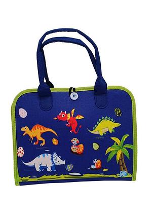 Дитяча розвиваюча сумочка-логіка тактильні, розвиваючі вправи, з фетру