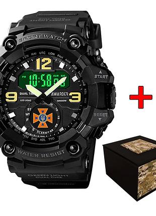 Наручний годинник awarder 004 дснс all black