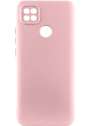 Чехол tpu getman liquid silk full camera для xiaomi redmi 9c розовый / pink