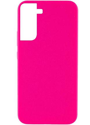 Чехол silicone cover lakshmi (aaa) для samsung galaxy s21 fe розовый / barbie pink