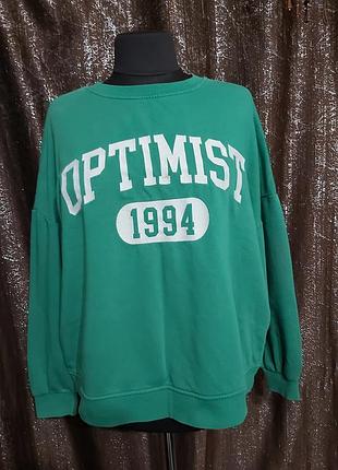 Свитшот, худи женская теплая большого размера от f&amp;f