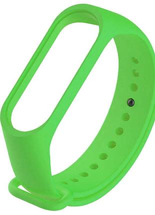 Силиконовый ремешок для xiaomi mi band 3/4 зеленый / green