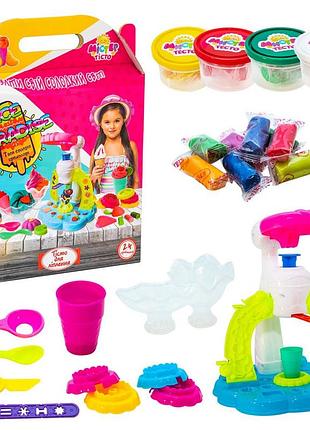 Детский набор для творчества "мистер тесто - ice paradise" 71502, 24 предмета