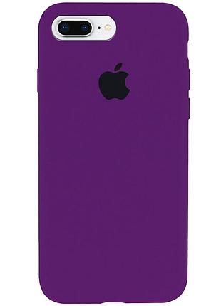 Чохол silicone case full protective (aa) для apple iphone 7 plus / 8 plus (5.5") фіолетовий / ultra violet