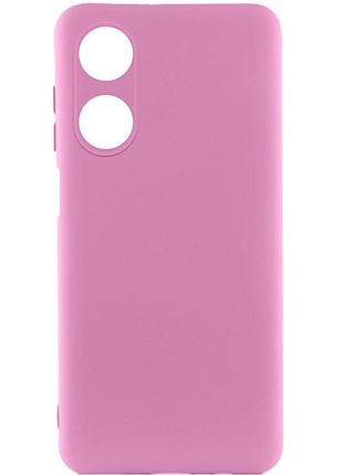 Чехол silicone cover lakshmi full camera (a) для oppo a38 / a18 розовый / pink