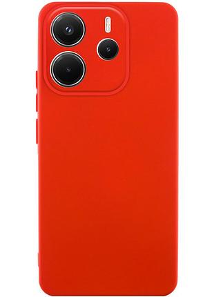 Чехол tpu getman liquid silk full camera для xiaomi redmi note 14 4g (int. version) красный / red