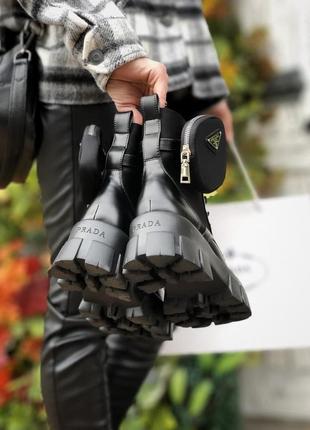 Ботинки женские прада prada monolith5 фото