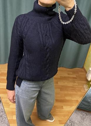 Затишний синій теплий светр gimay, s