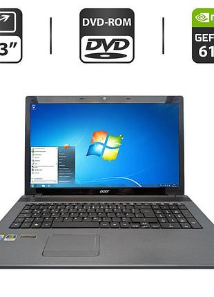 Ноутбук acer aspire 7739g / 17.3" (1600x900) tn / intel core i3-380m (2 (4) ядра по 2.5 ghz) / 6 gb ddr3 / 500 gb hdd / nvidia