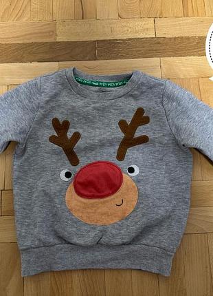 Світшот з оленем на вік 18/24 місяців