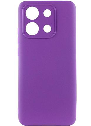 Чохол silicone cover lakshmi full camera (aa) для xiaomi redmi note 14s фіолетовий / purple