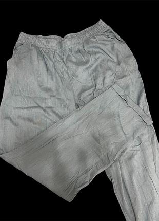 Блакитні штани великого розміру