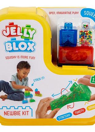 Детский сенсорный конструктор "стартовый набор" jelly blox , 11 деталей