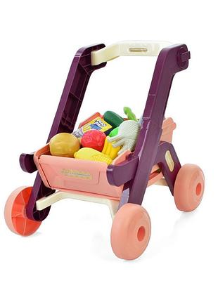 Игровой набор "тележка" продукты 40 предметов