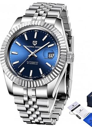 Наручные часы pagani design pd-1645 silver-blue