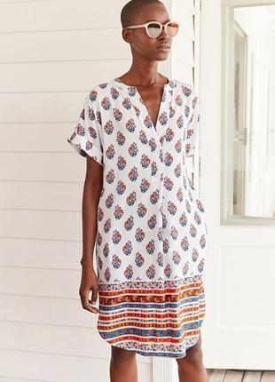 Next лен + вискоз платье крафт м