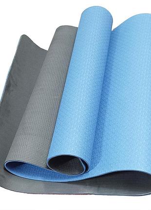Килимок для йоги та фітнесу , розмір 183 х 61 см