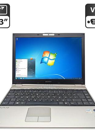 Ноутбук sony vgn-sz61mn / 13.3" (1366x768) tn / intel core 2 duo t5600 (2 ядра по 1.8 ghz) / 4 gb ddr2 / 160 gb hdd / intel