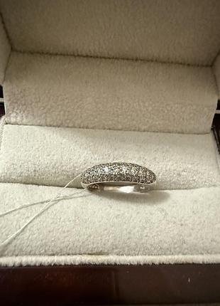 Срібне кіл ще з фіанітами доріжкою 16 р