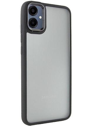 Чохол tpu+pc lyon frosted для samsung galaxy a06 black