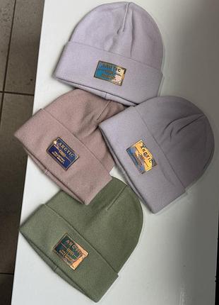 Шапки в асортименті теплі зимові на флісі