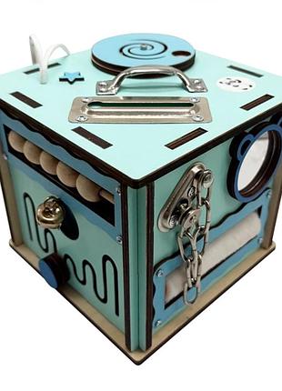 Развивающая игрушка бизикуб , 15х15х15 см