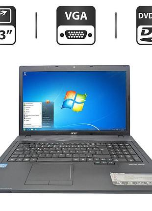 Ноутбук acer travelmate 7750 / 17.3" (1600x900) tn / intel core i3-2350m (2 (4) ядра по 2.3 ghz) / 6 gb ddr3 / 250 gb hdd / intel